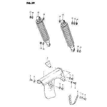 REAR FENDER - SHOCK ABSORBER