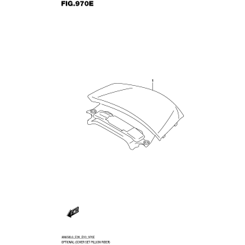 OPTIONAL (COVER SET PILLION RIDER)