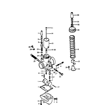 CARBURETOR (MARKED : 31015)