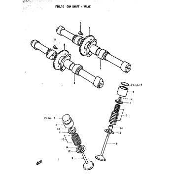 CAM SHAFT - VALVE