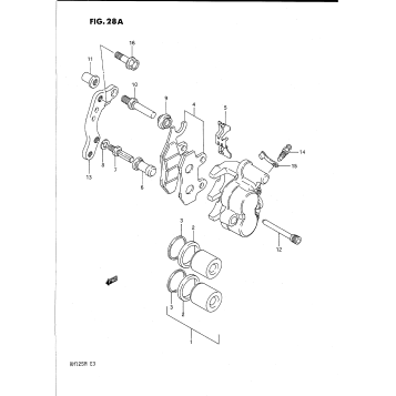 FRONT CALIPER (MODEL M)