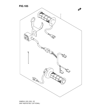 GRIP HEATER SET (OPTIONAL) (AN650L3 E03)