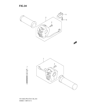 HANDLE SWITCH (VS1400GLPK4)