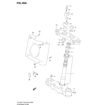 STEERING STEM (MODEL Y)