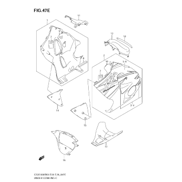 UNDER COWLING (GSX1300RZK6)