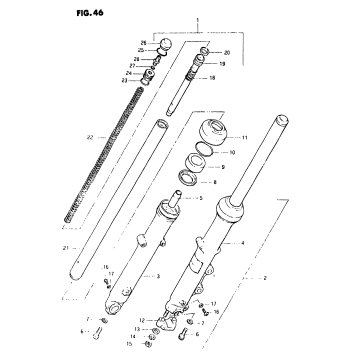 FRONT FORK (MODEL Z)
