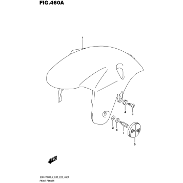 FRONT FENDER (GSX-R1000L7 E03)