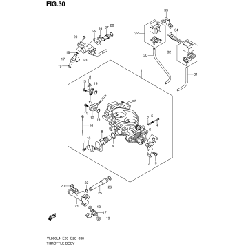 THROTTLE BODY (VL800CL4 E03)