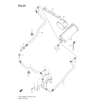 EVAPO SYSTEM (GSX-R1000L1 E33)