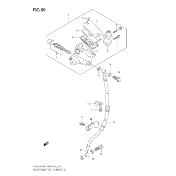 FRONT MASTER CYLINDER (GS500H)