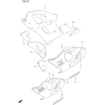 UNDER COWLING BODY (MODEL V)