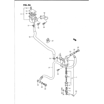 REAR MASTER CYLINDER (MODEL P)