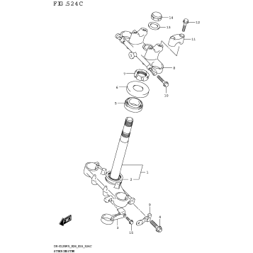 STEERING STEM (DR-Z125L:E28)