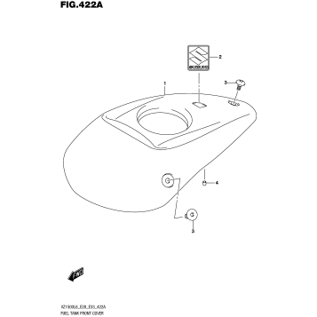 FUEL TANK FRONT COVER