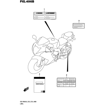 LABEL (GSX-R600L8 E28)