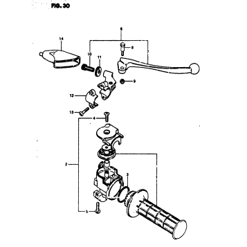 RIGHT HANDLE GRIP (RM100X)
