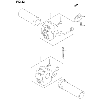 HANDLE SWITCH (MODEL K1/K2/K3)