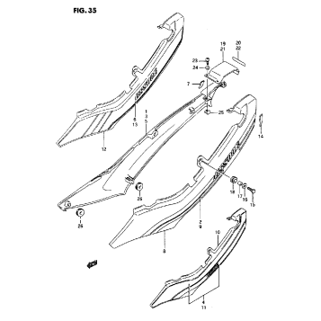 FRAME COVER (MODEL K/L/M)