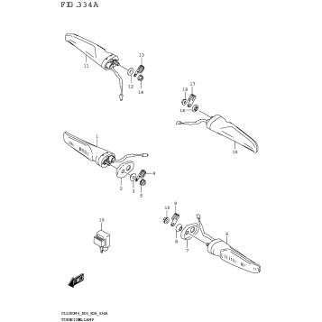 TURNSIGNAL LAMP (DL1050RJ)