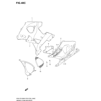 UNDER COWLING (GSX-R1000ZK4 E28)