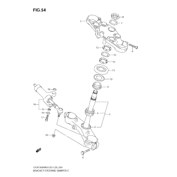 BRACKET - STEERING DAMPER