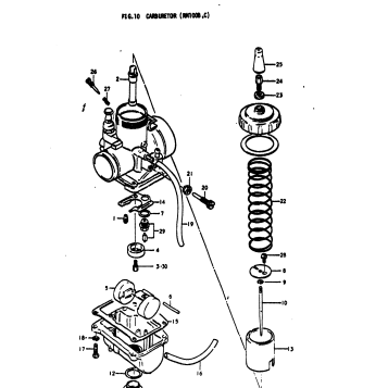 CARBURETOR (RM100B