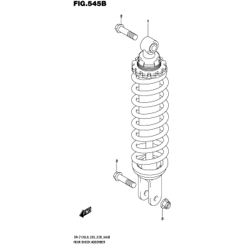 REAR SHOCK ABSORBER (DR-Z125LL8 E03)