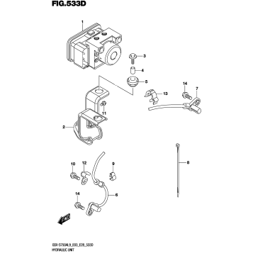 HYDRAULIC UNIT (GSX-S750ZAL9 E28)