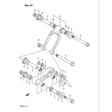 CUSHION LEVER (MODEL H/J)