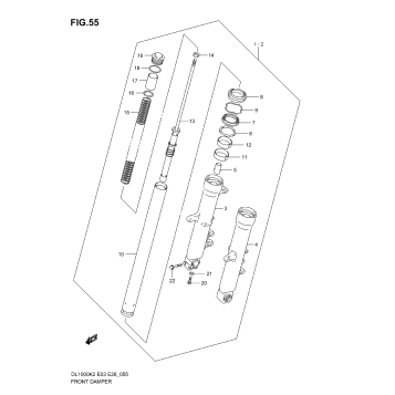 FRONT DAMPER (MODEL K2)