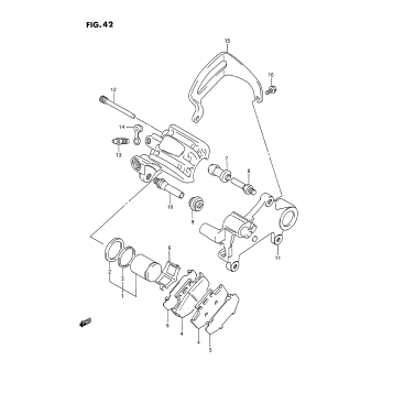 REAR CALIPERS (MODEL K)