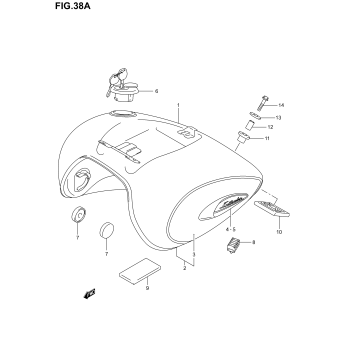 FUEL TANK (MODEL K2)