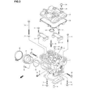 REAR CYLINDER HEAD