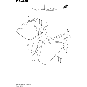 FRAME COVER (DR-Z400SML7 E33)
