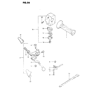 LEFT HANDLE SWITCH (MODEL Z)