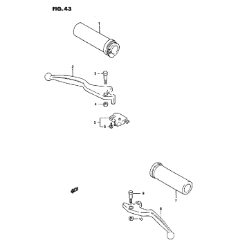 HANDLE LEVER (MODEL N/P/R)