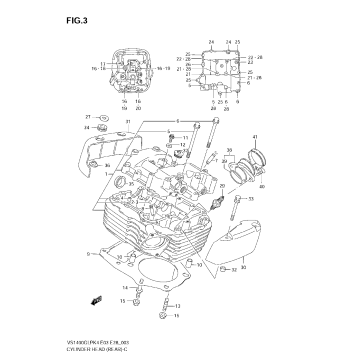 CYLINDER HEAD (REAR)