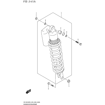 REAR SHOCK ABSORBER (DR-Z400S)