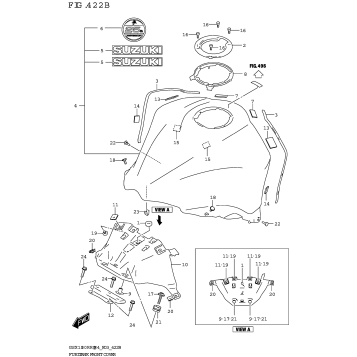 FUEL TANK FRONT COVER (E03,E28)