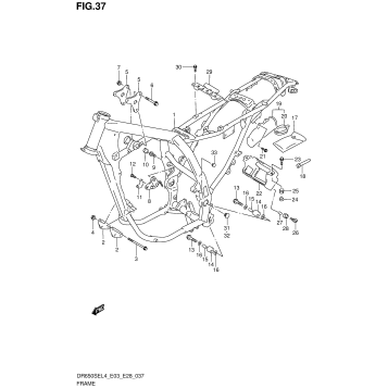 FRAME (DR650SEL4 E28)