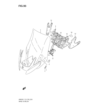 WIND SCREEN (AN650A L1 E28)
