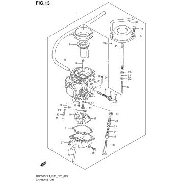 CARBURETOR (DR650SEL4 E33)