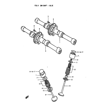 CAM SHAFT-VALVE