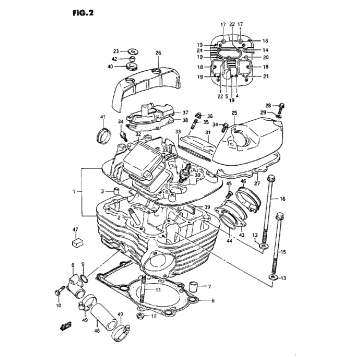 CYLINDER HEAD (REAR)