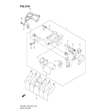 REAR CALIPER (MODEL K4)
