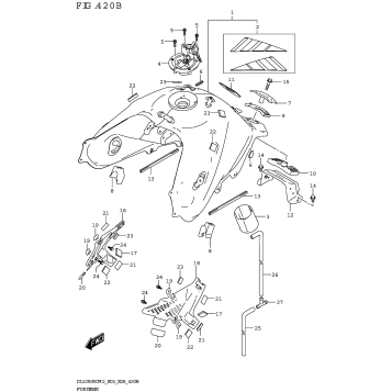 FUEL TANK (DL1050RC)