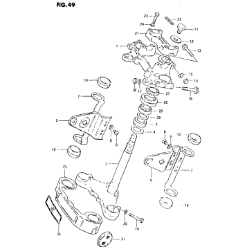 STEERING STEM (MODEL Z)