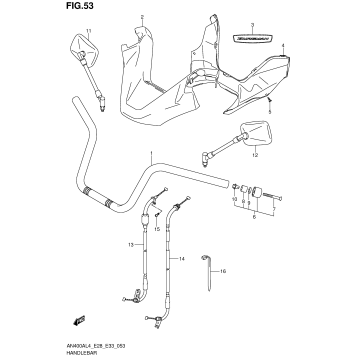 HANDLEBAR (AN400ZAL4 E28)