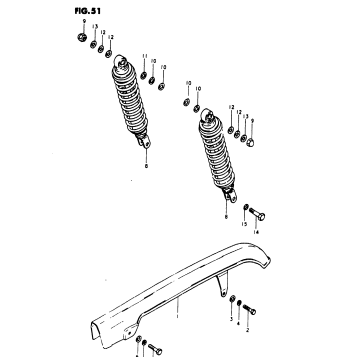 CHAIN CASE - SHOCK ABSORBER