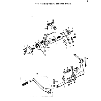 GEAR SHIFTING-NEUTRAL INDICATOR SWITCH